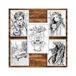 Carti si Birotica - Carti - Carti pentru copii - Carti de colorat - Carte de colorat pentru relaxare si antistres, 46 de ilustratii, Minunile din Hogwarts, 98 pagini, A5 - Infinity.ro