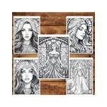 Carti si Birotica - Carti - Carti pentru copii - Carti de colorat - Carte de colorat pentru relaxare si antistres, 45 de ilustratii, Vitralii cu fete, 96 pagini, A5 - Infinity.ro