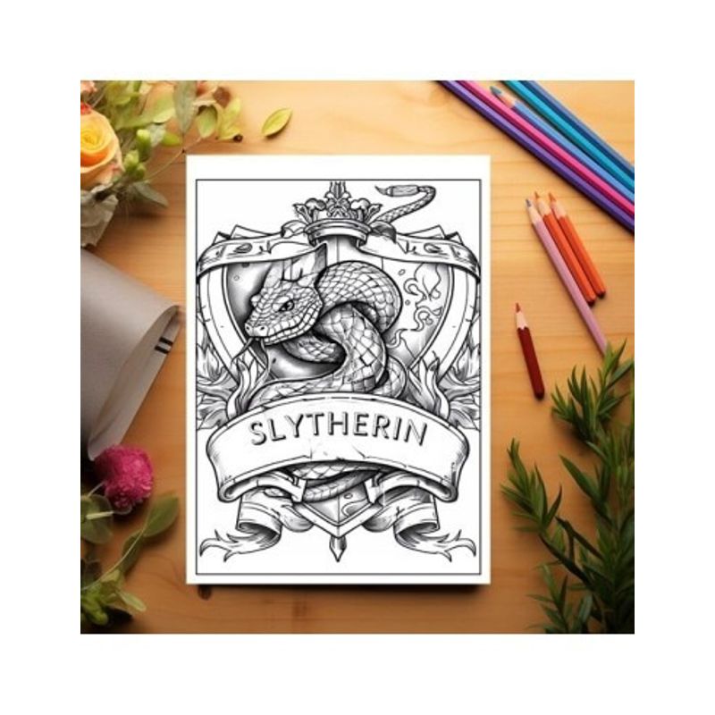 Carti si Birotica - Carti - Carti pentru copii - Carti de colorat - Carte de colorat pentru relaxare si antistres, 46 de ilustratii, Minunile din Hogwarts, 98 pagini, A5 - Infinity.ro