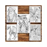 Carti si Birotica - Carti - Carti pentru copii - Carti de colorat - Carte de colorat pentru relaxare si antistres, 46 de ilustratii, Minunile din Hogwarts, 98 pagini, A5 - Infinity.ro