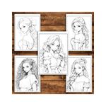 Carti si Birotica - Carti - Carti pentru copii - Carti de colorat - Carte de colorat pentru relaxare si antistres, 50 de ilustratii, Anime Barbie Girls - Volumul III, 106 pagini, A5 - Infinity.ro