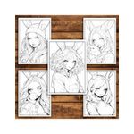 Carti si Birotica - Carti - Carti pentru copii - Carti de colorat - Carte de colorat pentru relaxare si antistres, 50 de ilustratii, Anime Bunny Girls, 106 pagini, A5 - Infinity.ro
