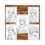 Carti si Birotica - Carti - Carti pentru copii - Carti de colorat - Carte de colorat pentru relaxare si antistres, 50 de ilustratii, Anime Christmas Boys, 106 pagini, A5 - Infinity.ro