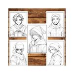 Carti si Birotica - Carti - Carti pentru copii - Carti de colorat - Carte de colorat pentru relaxare si antistres, 50 de ilustratii, Anime Christmas Boys, 106 pagini, A5 - Infinity.ro