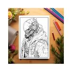 Carti si Birotica - Carti - Carti pentru copii - Carti de colorat - Carte de colorat pentru relaxare si antistres, 50 de ilustratii, Anime Cyberpunk Boys, 106 pagini, A5 - Infinity.ro