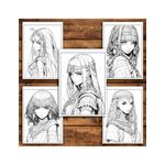 Carti si Birotica - Carti - Carti pentru copii - Carti de colorat - Carte de colorat pentru relaxare si antistres, 50 de ilustratii, Anime Egyptian Girls, 106 pagini, A5 - Infinity.ro