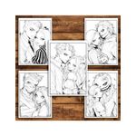 Carti si Birotica - Carti - Carti pentru copii - Carti de colorat - Carte de colorat pentru relaxare si antistres, 50 de ilustratii, Anime Halloween Couples, 106 pagini, A5 - Infinity.ro