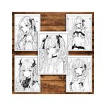 Carti si Birotica - Carti - Carti pentru copii - Carti de colorat - Carte de colorat pentru relaxare si antistres, 50 de ilustratii, Anime Goth Girls - Volumul II, 106 pagini, A5 - Infinity.ro