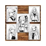 Carti si Birotica - Carti - Carti pentru copii - Carti de colorat - Carte de colorat pentru relaxare si antistres, 50 de ilustratii, Anime Goth Girls - Volumul II, 106 pagini, A5 - Infinity.ro