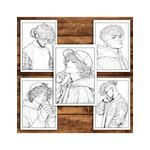 Carti si Birotica - Carti - Carti pentru copii - Carti de colorat - Carte de colorat pentru relaxare si antistres, 50 de ilustratii, Anime Hipster Boys, 106 pagini, A5 - Infinity.ro