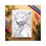 Carti si Birotica - Carti - Carti pentru copii - Carti de colorat - Carte de colorat pentru relaxare si antistres, 50 de ilustratii, Anime Mad Scientists, 106 pagini, A5 - Infinity.ro