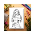 Carti si Birotica - Carti - Carti pentru copii - Carti de colorat - Carte de colorat pentru relaxare si antistres, 50 de ilustratii, Anime Model Girls - Volumul III, 106 pagini, A5 - Infinity.ro