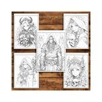 Carti si Birotica - Carti - Carti pentru copii - Carti de colorat - Carte de colorat pentru relaxare si antistres, 50 de ilustratii, Anime Necromancers - Volumul II, 106 pagini, A5 - Infinity.ro