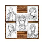 Carti si Birotica - Carti - Carti pentru copii - Carti de colorat - Carte de colorat pentru relaxare si antistres, 50 de ilustratii, Anime Prince Boys, 106 pagini, A5 - Infinity.ro