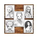 Carti si Birotica - Carti - Carti pentru copii - Carti de colorat - Carte de colorat pentru relaxare si antistres, 50 de ilustratii, Anime Robot Girls, 106 pagini, A5 - Infinity.ro