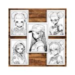 Carti si Birotica - Carti - Carti pentru copii - Carti de colorat - Carte de colorat pentru relaxare si antistres, 50 de ilustratii, Anime Robot Girls, 106 pagini, A5 - Infinity.ro