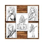 Carti si Birotica - Carti - Carti pentru copii - Carti de colorat - Carte de colorat pentru relaxare si antistres, 50 de ilustratii, Anime Rockstar Girls, 106 pagini, A5 - Infinity.ro