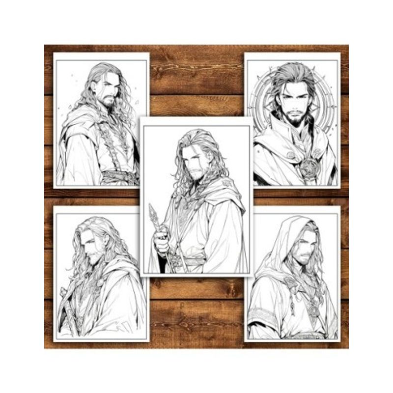 Carti si Birotica - Carti - Carti pentru copii - Carti de colorat - Carte de colorat pentru relaxare si antistres, 50 de ilustratii, Anime Sorcerer, 106 pagini, A5 - Infinity.ro
