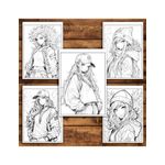 Carti si Birotica - Carti - Carti pentru copii - Carti de colorat - Carte de colorat pentru relaxare si antistres, 50 de ilustratii, Anime Stoners, 106 pagini, A5 - Infinity.ro