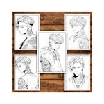 Carti si Birotica - Carti - Carti pentru copii - Carti de colorat - Carte de colorat pentru relaxare si antistres, 50 de ilustratii, Anime Tatoo Boys, 106 pagini, A5 - Infinity.ro