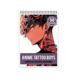 Carti si Birotica - Carti - Carti pentru copii - Carti de colorat - Carte de colorat pentru relaxare si antistres, 50 de ilustratii, Anime Tatoo Boys, 106 pagini, A5 - Infinity.ro