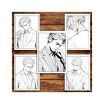 Carti si Birotica - Carti - Carti pentru copii - Carti de colorat - Carte de colorat pentru relaxare si antistres, 50 de ilustratii, Anime Suit Boys, 106 pagini, A5 - Infinity.ro
