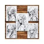 Carti si Birotica - Carti - Carti pentru copii - Carti de colorat - Carte de colorat pentru relaxare si antistres, 50 de ilustratii, Anime Zombie Girls, 106 pagini, A5 - Infinity.ro