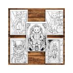Carti si Birotica - Carti - Carti pentru copii - Carti de colorat - Carte de colorat pentru relaxare si antistres, 50 de ilustratii, Aventuri cu pisicute, 106 pagini, A5 - Infinity.ro