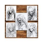 Carti si Birotica - Carti - Carti pentru copii - Carti de colorat - Carte de colorat pentru relaxare si antistres, 50 de ilustratii, Anime Zombie Girls - Volumul II, 106 pagini, A5 - Infinity.ro