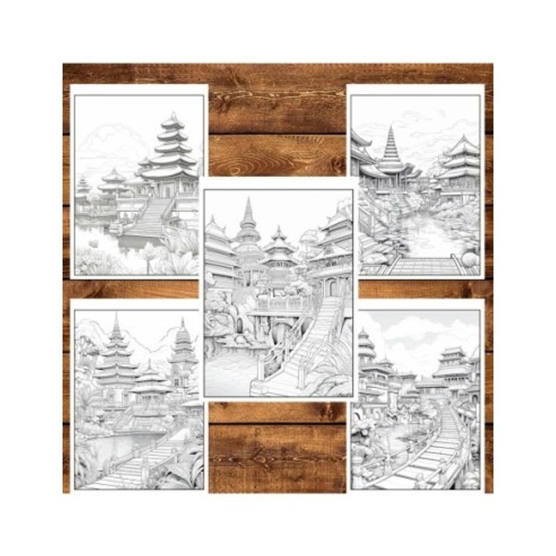 Carti si Birotica - Carti - Carti pentru copii - Carti de colorat - Carte de colorat pentru relaxare si antistres, 50 de ilustratii, Bali, 106 pagini, A5 - Infinity.ro
