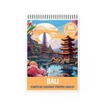 Carti si Birotica - Carti - Carti pentru copii - Carti de colorat - Carte de colorat pentru relaxare si antistres, 50 de ilustratii, Bali, 106 pagini, A5 - Infinity.ro