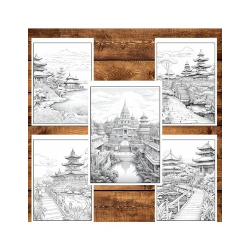 Carti si Birotica - Carti - Carti pentru copii - Carti de colorat - Carte de colorat pentru relaxare si antistres, 50 de ilustratii, Bali, 106 pagini, A5 - Infinity.ro