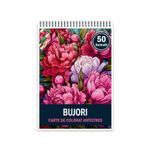 Carti si Birotica - Carti - Carti pentru copii - Carti de colorat - Carte de colorat pentru relaxare si antistres, 50 de ilustratii, Bujori, 106 pagini, A5 - Infinity.ro