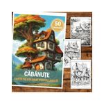 Carti si Birotica - Carti - Carti pentru copii - Carti de colorat - Carte de colorat pentru relaxare si antistres, 50 de ilustratii, Cabanute, 106 pagini, A5 - Infinity.ro