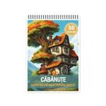 Carti si Birotica - Carti - Carti pentru copii - Carti de colorat - Carte de colorat pentru relaxare si antistres, 50 de ilustratii, Cabanute, 106 pagini, A5 - Infinity.ro