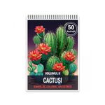 Carti si Birotica - Carti - Carti pentru copii - Carti de colorat - Carte de colorat pentru relaxare si antistres, 50 de ilustratii, Cactusi - Volumul II, 106 pagini, A5 - Infinity.ro