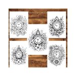 Carti si Birotica - Carti - Carti pentru copii - Carti de colorat - Carte de colorat pentru relaxare si antistres, 50 de ilustratii, Ceasuri magice, 106 pagini, A5 - Infinity.ro