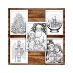 Carti si Birotica - Carti - Carti pentru copii - Carti de colorat - Carte de colorat pentru relaxare si antistres, 50 de ilustratii, Craciun - Volumul II, 106 pagini, A5 - Infinity.ro
