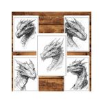 Carti si Birotica - Carti - Carti pentru copii - Carti de colorat - Carte de colorat pentru relaxare si antistres, 50 de ilustratii, Dragoni - Volumul II, 106 pagini, A5 - Infinity.ro