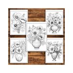 Carti si Birotica - Carti - Carti pentru copii - Carti de colorat - Carte de colorat pentru relaxare si antistres, 50 de ilustratii, Flori de Mac 106 pagini, A5 - Infinity.ro
