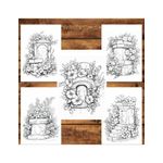 Carti si Birotica - Carti - Carti pentru copii - Carti de colorat - Carte de colorat pentru relaxare si antistres, 50 de ilustratii, Flowers of time, 106 pagini, A5 - Infinity.ro