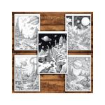 Carti si Birotica - Carti - Carti pentru copii - Carti de colorat - Carte de colorat pentru relaxare si antistres, 50 de ilustratii, Galaxie Cosmica, 106 pagini, A5 - Infinity.ro