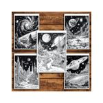 Carti si Birotica - Carti - Carti pentru copii - Carti de colorat - Carte de colorat pentru relaxare si antistres, 50 de ilustratii, Galaxie Cosmica, 106 pagini, A5 - Infinity.ro