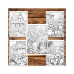 Carti si Birotica - Carti - Carti pentru copii - Carti de colorat - Carte de colorat pentru relaxare si antistres, 50 de ilustratii, Gradini de primavara, 106 pagini, A5 - Infinity.ro
