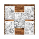 Carti si Birotica - Carti - Carti pentru copii - Carti de colorat - Carte de colorat pentru relaxare si antistres, 50 de ilustratii, Gradini de primavara, 106 pagini, A5 - Infinity.ro