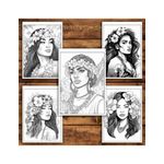 Carti si Birotica - Carti - Carti pentru copii - Carti de colorat - Carte de colorat pentru relaxare si antistres, 50 de ilustratii, Hawaian Girls, 106 pagini, A5 - Infinity.ro