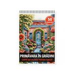 Carti si Birotica - Carti - Carti pentru copii - Carti de colorat - Carte de colorat pentru relaxare si antistres, 50 de ilustratii, Gradini de primavara, 106 pagini, A5 - Infinity.ro