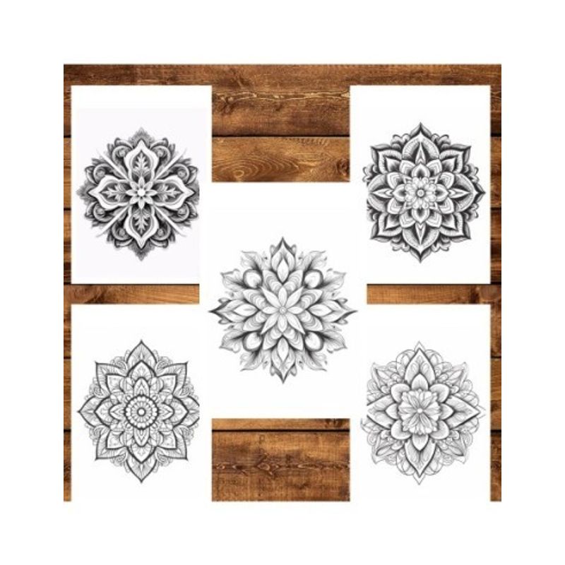 Carti si Birotica - Carti - Carti pentru copii - Carti de colorat - Carte de colorat pentru relaxare si antistres, 50 de ilustratii, Mandala - Volumul II, 106 pagini, A5 - Infinity.ro