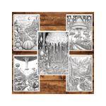 Carti si Birotica - Carti - Carti pentru copii - Carti de colorat - Carte de colorat pentru relaxare si antistres, 50 de ilustratii, O lume halucinanta - Volumul II, 106 pagini, A5 - Infinity.ro