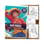 Carti si Birotica - Carti - Carti pentru copii - Carti de colorat - Carte de colorat pentru relaxare si antistres, 50 de ilustratii, One Piece, 106 pagini, A5 - Infinity.ro